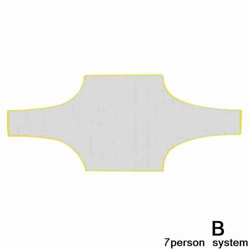 Soccer Training Goal Net - Rebounder Practice Shooting Net - Youth Free Kick Training: 7 person