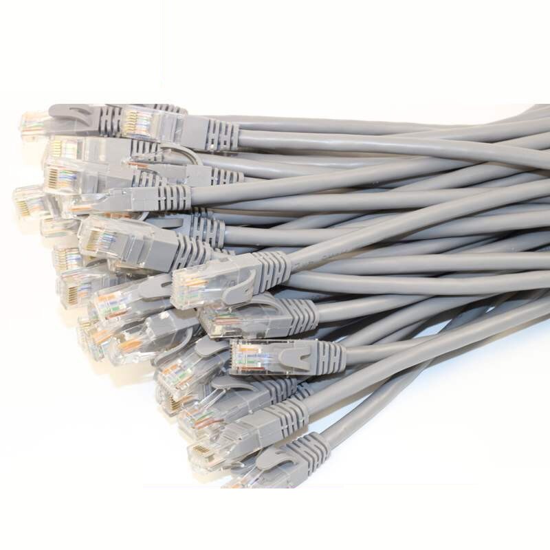 RJ45 CAT5 CAT5e Utp Ethernet Netwerk Kabel Male Naar Ethernet Mannelijke RJ45 Patch Lan Korte Kabel Verlengd Lijn 0.1 M/0.2 M/0.3 M/0.5 M/1 M