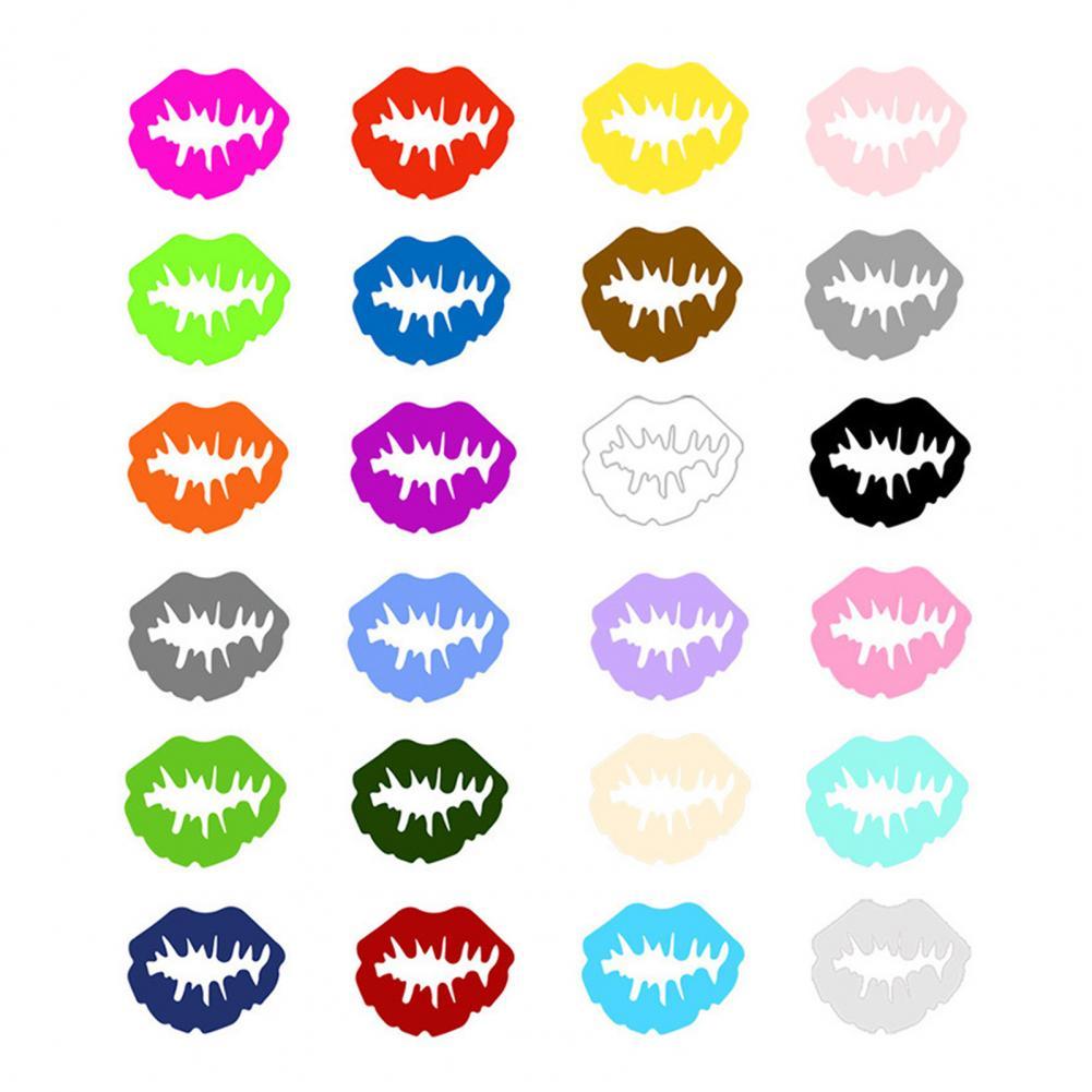 Autocollant de marquage de verre pratique, étiquette de marquage de boisson en Silicone à large Application, autocollant de marquage de verre 24 pièces/ensemble: Default Title