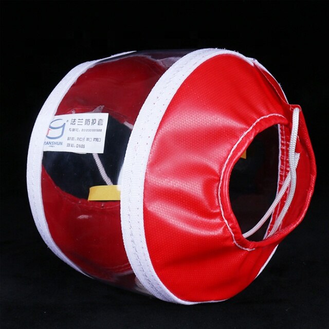 chemical PVC pipe flange safety spray shields leak Suppliers flange blind cover was red