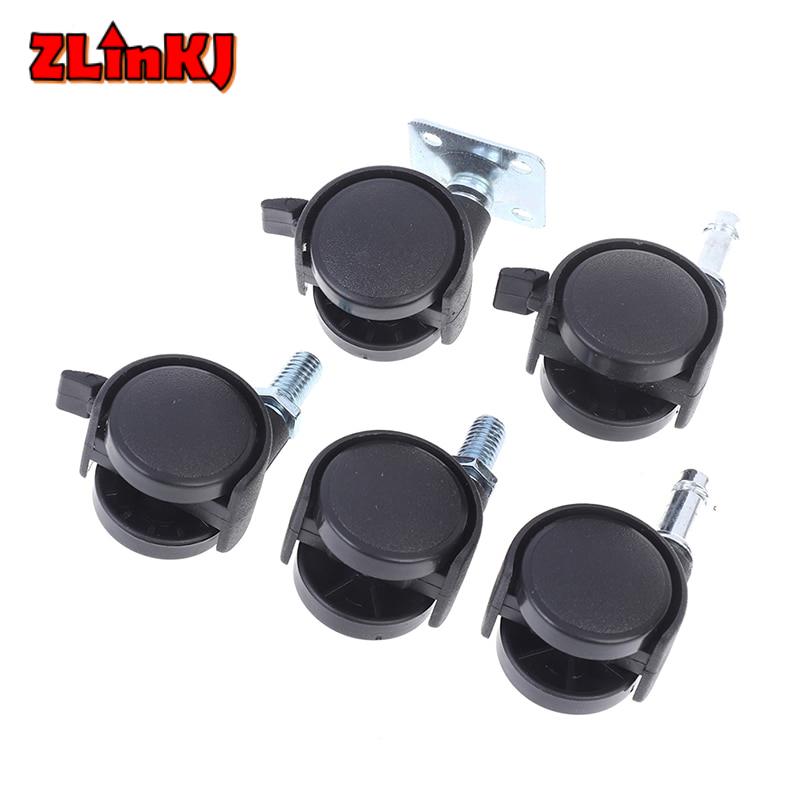 4Stck 30mm Universal- Stuhl Rad Bürostuhl Rollen Stuhl Räder Möbel Rollen schwenken Rollen Bremse Rad Ersatz Teile