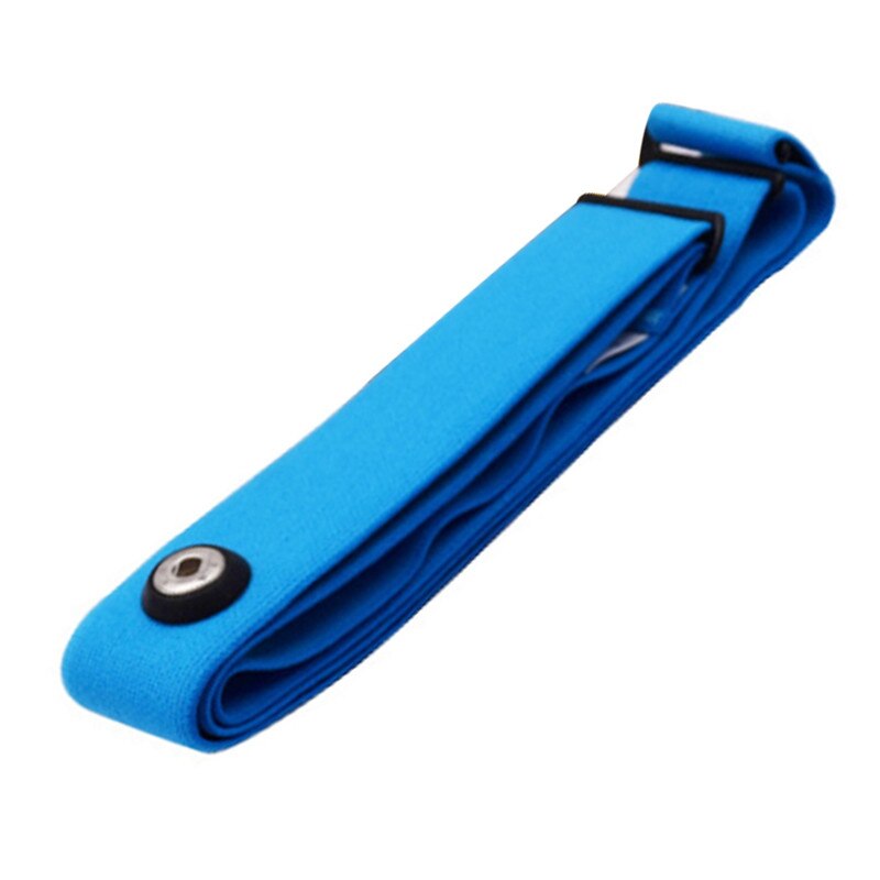 Elastische bevestigingsband sport hartslagmeter verstelbare borstband fitnessapparatuur: Blauw