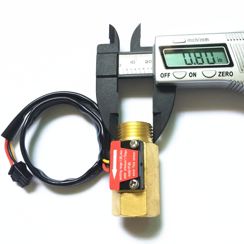 1/2&quot; YF-B2 Brass water Hall flow sensor flow measurement