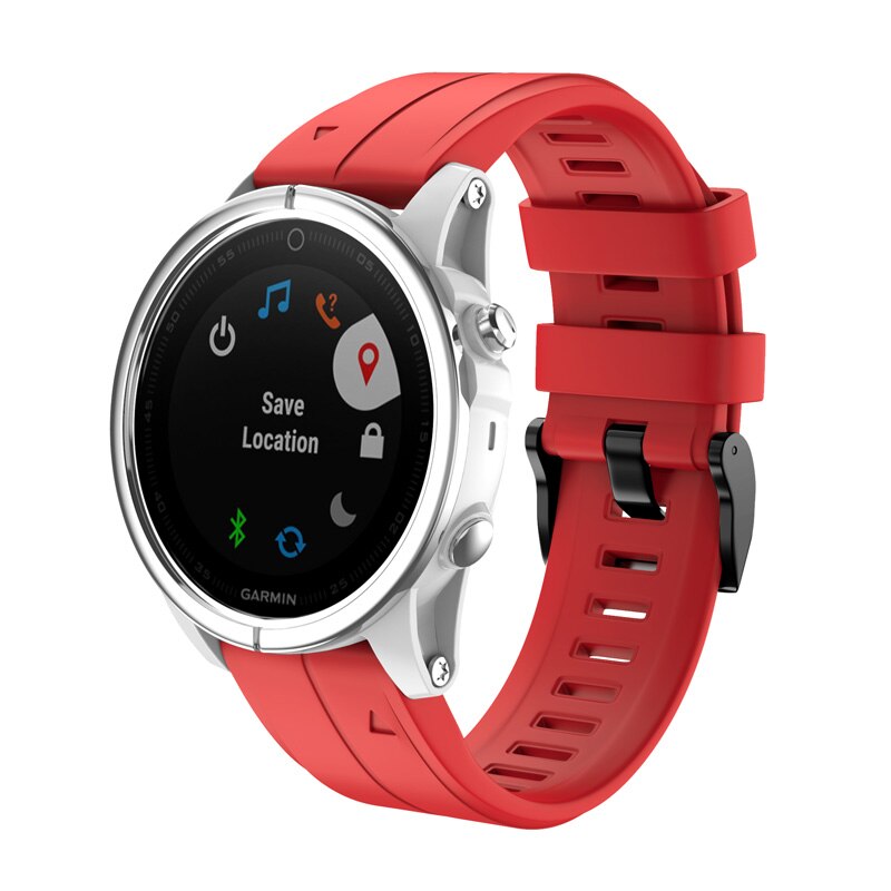 20mm Silikon Uhr Band Gurt Schleife Armbinde für Garmin Fenix 5 S Fenix 5 S Plus SD998: verrotten