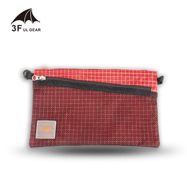 3f ul gear backpack X-PAC&amp;UHMWPE outdoor ultralight Small Storage Bag Travel Bag Sorting Bag rucksack: UHMWPE Red  S