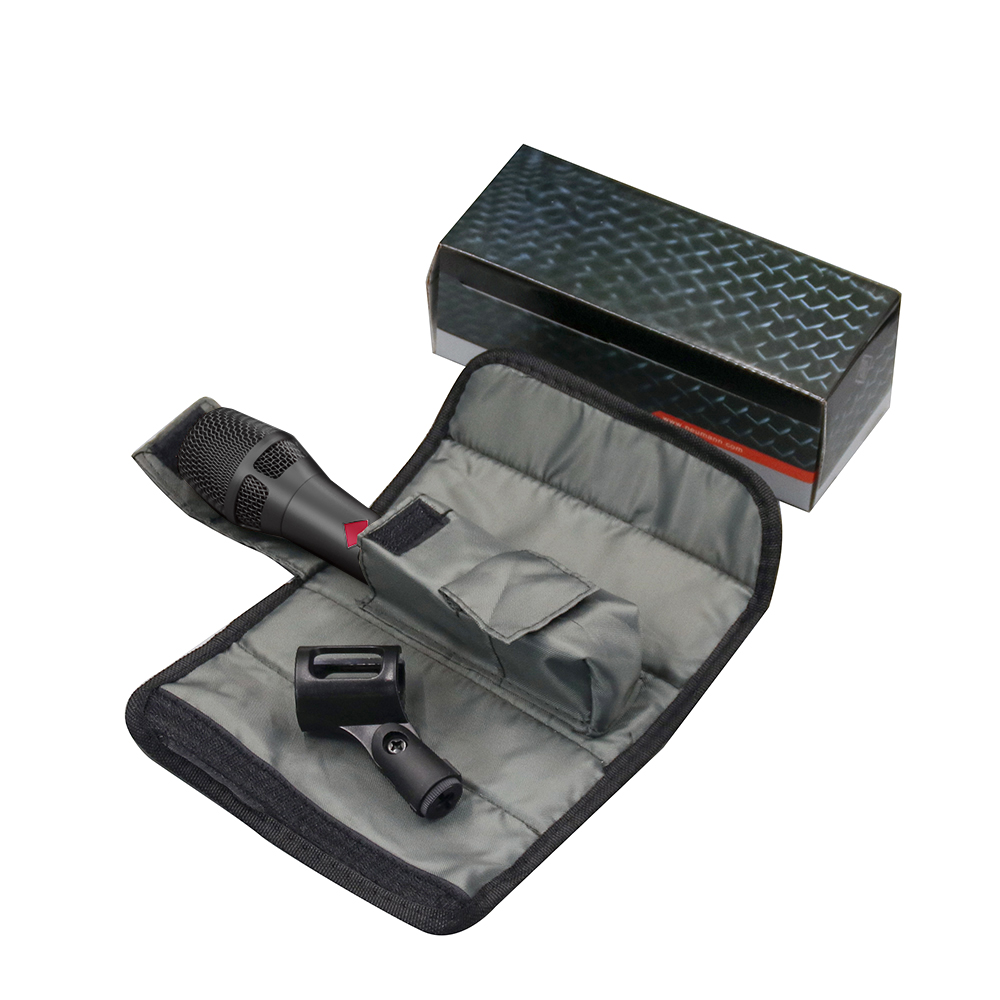 KMS105 Supercardioid Condenser Microphone for Computer Recording Gaming Singing Living Karaoke Vocal: black