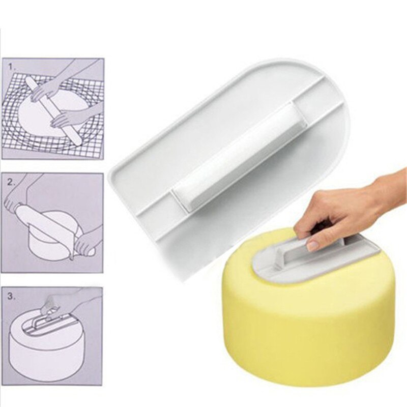 PulidoR Suave para pastel de plástico, herramientas para decoración de pasteles, Espátulas para manualidades con azúcar, Fondant, 1 Uds.