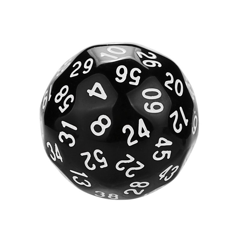 6Pcs würfel sets perfekte für TRPG spiel liebhaber neue poly würfel d60 16mm dados poliedricos dadi da gioco würfel d60 30A20