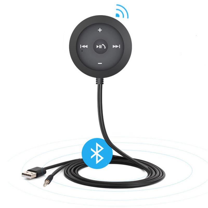Universal Vehicle Wireless Bluetooth 5.0 Receiver Adapter AUX/USB Port Car Audio MP3 Player Car Handsfree Calling Car Kit