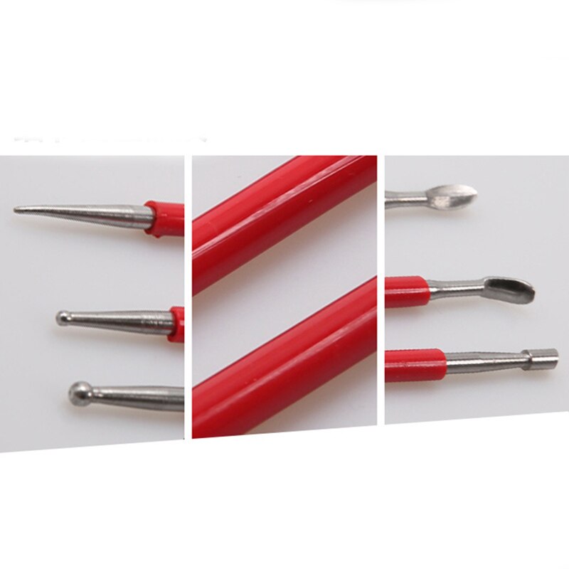 3 stks/partij DIY lederen rand stempelen carving tool Carving Craft set