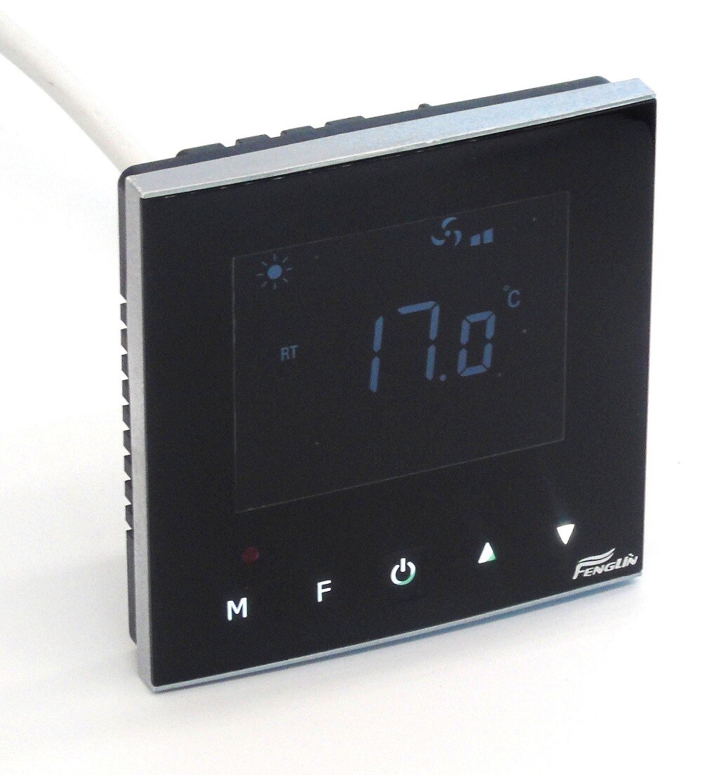 Touch 3 Speed Fan Coil Units Thermostat with cooling heating