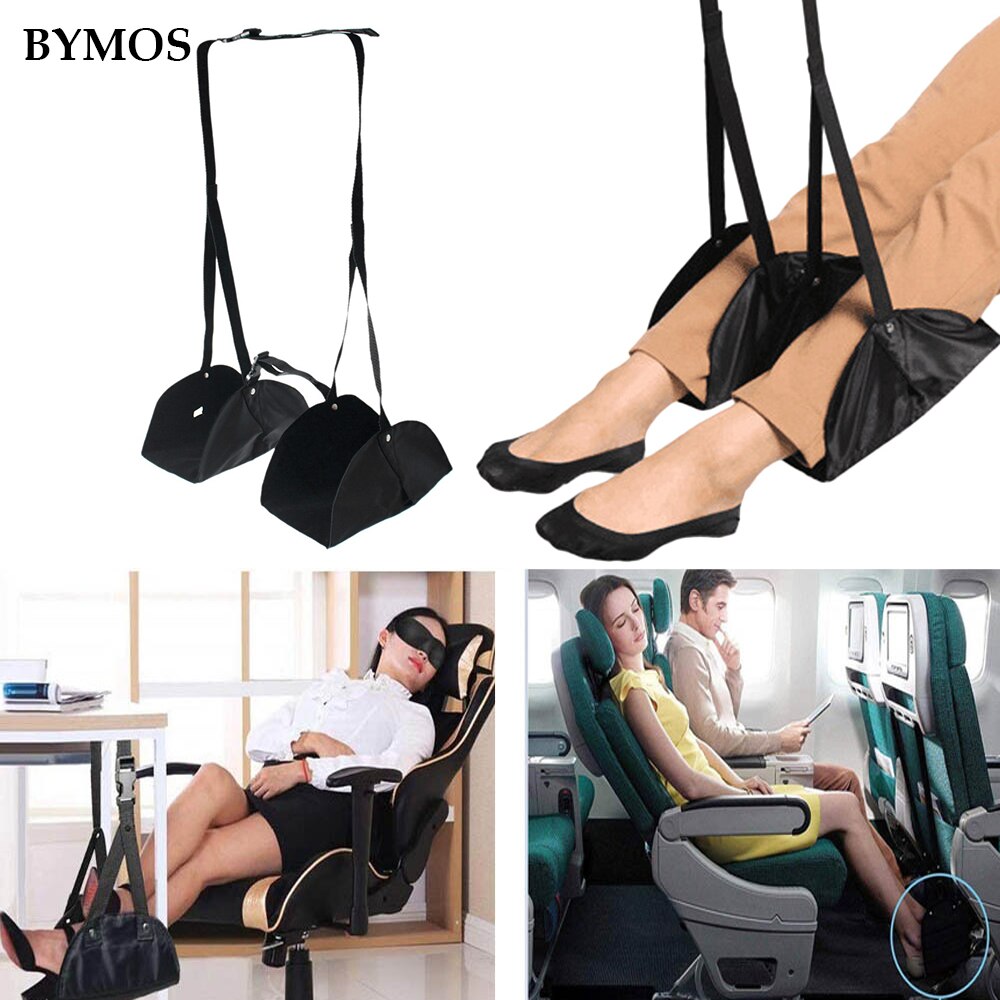 Hamac repose-pieds confortable suspendu, fabriqué avec mousse à mémoire de forme, pour voyage et bureau