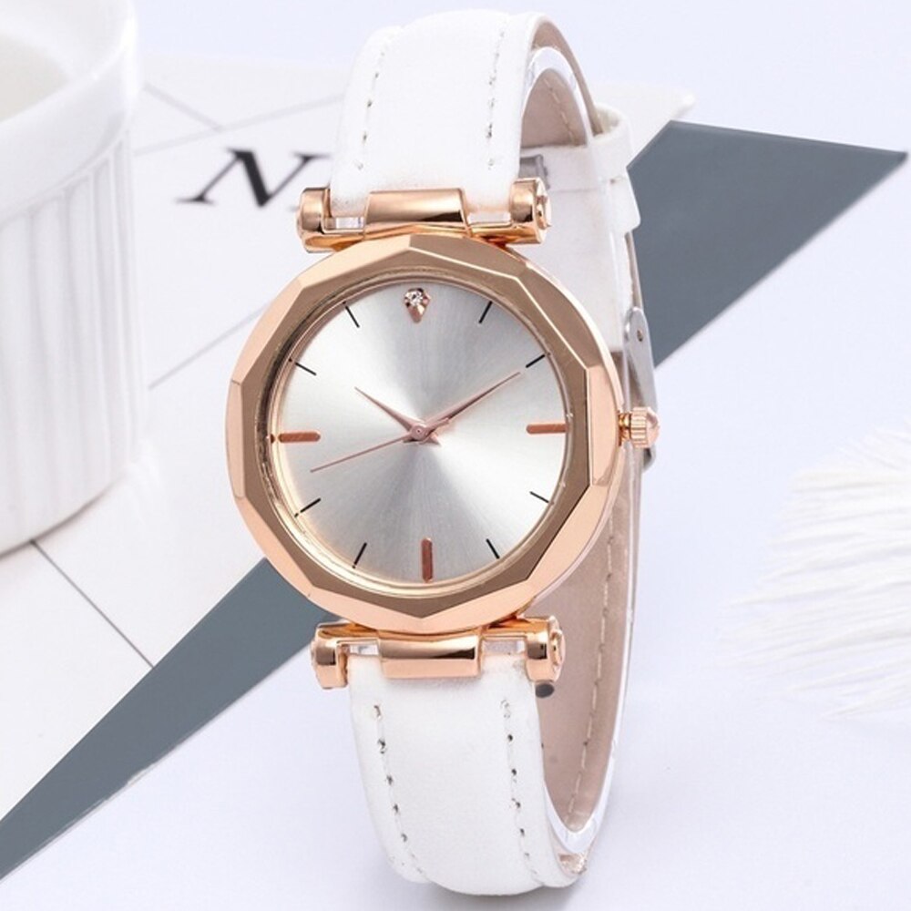 Luksus kvinder armbånd ure kvinder kjole kvinder dame ure læder bånd analog quartz armbåndsur