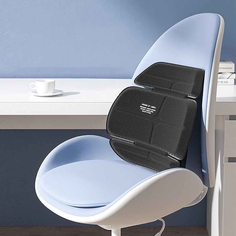 Lumbar Support Back Cushion Pillow for Chair, Memory Foam Backrest for Car Seat, Adjustable Height &amp; Angle, Back Pain Relief