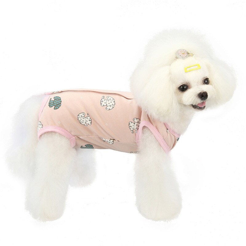 Cat Clothes Surgical Recovery Suit for Abdominal Wounds Skin Diseases After Surgery Wear E-Collar Alternative for Puppy Pet Dogs: Pink / XL