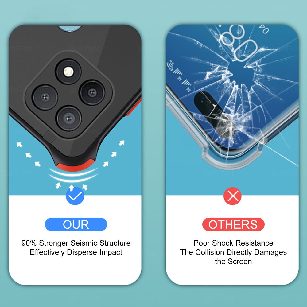 tpu bumper hard pc matte back cover for oppo a15 a15s a 15 s 15s 6.5‘’ case airbag armor shockproof protective coque funda
