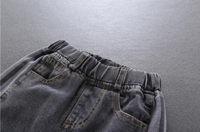 Nuevos pantalones vaqueros para chicos, ropa para niños, pantalones vaqueros de 2 a 6 años, pantalones vaqueros grises de lavado informal, pantalones vaqueros clásicos