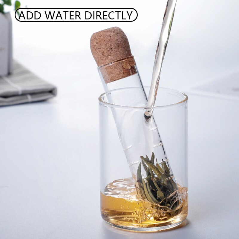 Glass Tea Making Tool Filter Transparent Heat-resistant Reusable Filter Tea Strainer Spice Loose Tea Leaf Herbal