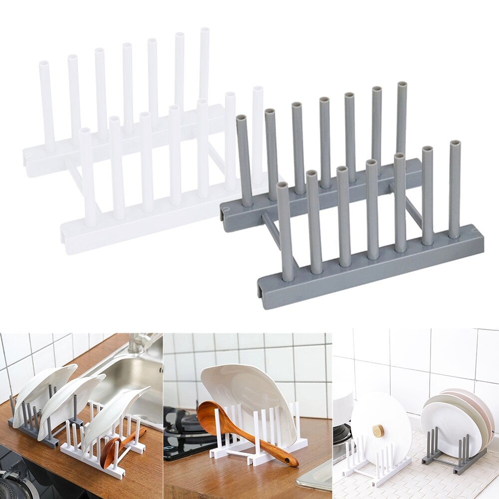 kitchen Sink Drain Rack Storage Organizer Dish Drying Rack Holder Shelf Drainer Plastic Plate Cups Stand Display Holder