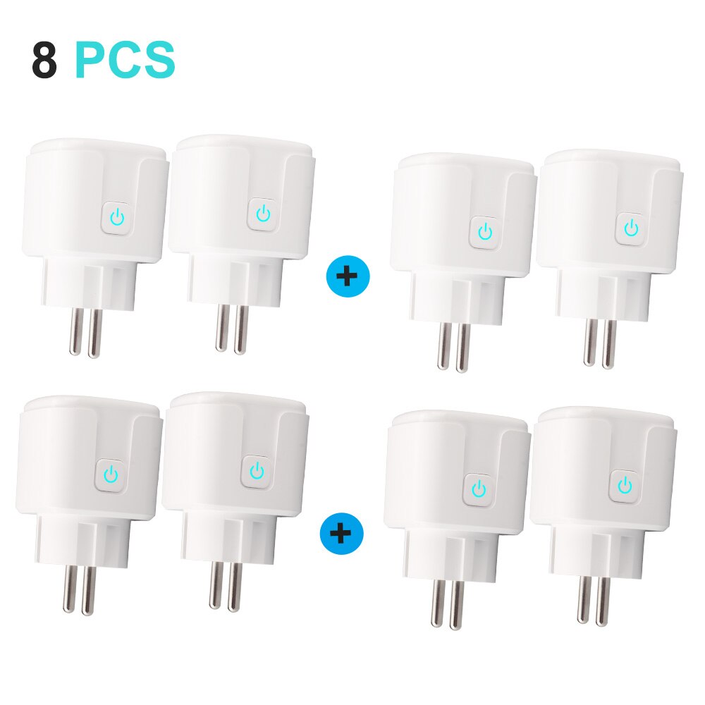 Smart Socket Wifi Plug EU 16A Wireless Power Outlet Tuya Remote Control Timer Alexa Plug Google Home IFTTT Switch Wi-fi Type E