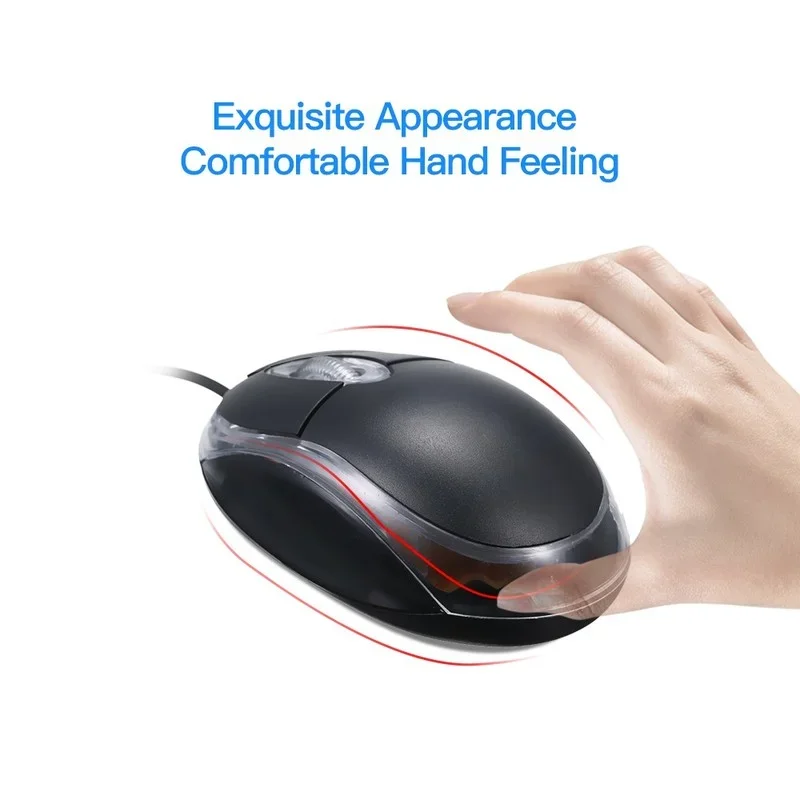 Usb Optische Muis Mini Usb Muis Bedrade 1000 Dpi Optische Led 2 Knoppen Desktop Computer Notebook Universele Muis Kantoor Thuis