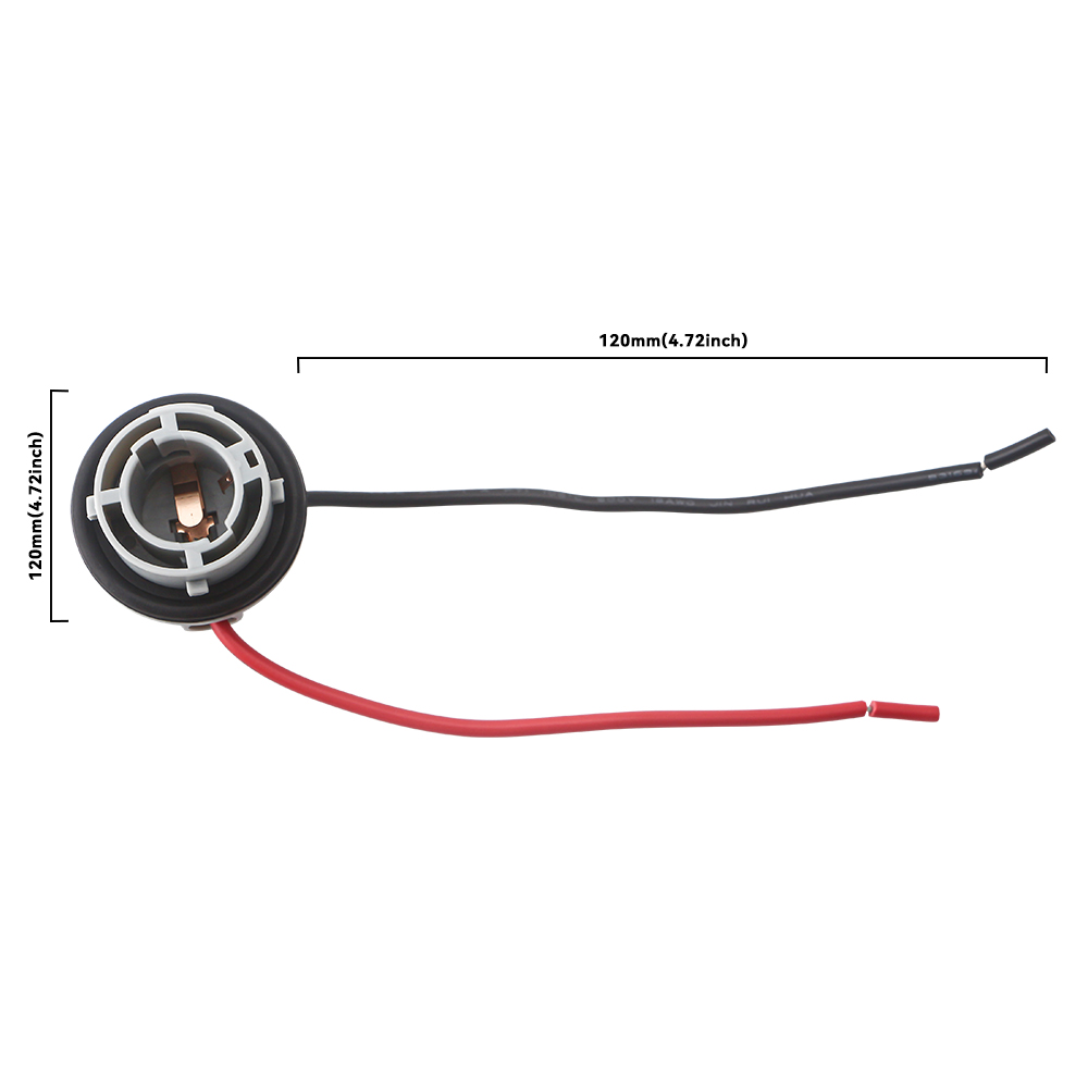 2 uds casquillo de bombilla BA15S portalámparas P21W adaptador Base conector luces de coche piezas de Base BAU15S 1156 382 accesorios de coche