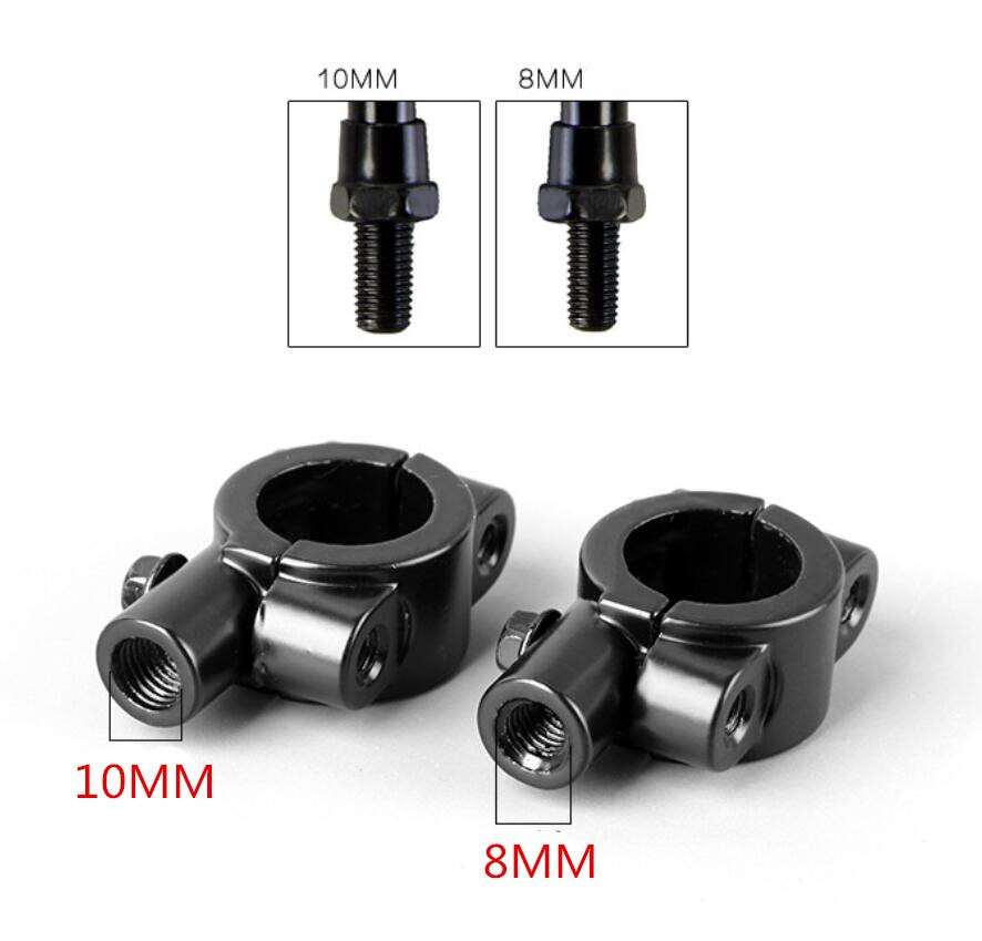 Adaptateur de base pour rétroviseur | 8MM 10MM pour rétroviseur de moto, connecteur de base pour Kawasaki Z1000 ZX10R ZX12R ZX6R ZX636R ZX6RR ZX6RR ZX9R