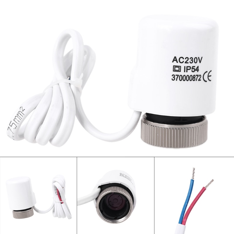 Ac 230V Nc Elektrische Thermische Actuator M30 * 1.5Mm Voor Thermostatische Radiator-Klep E5BE