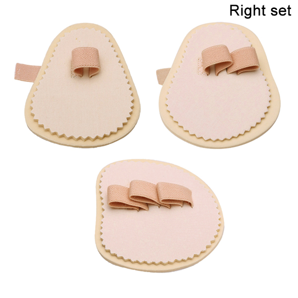 Pedifix Toes Straightener Pad Budin Splint Hammer Toe Corrector Set SSwell: Right Set