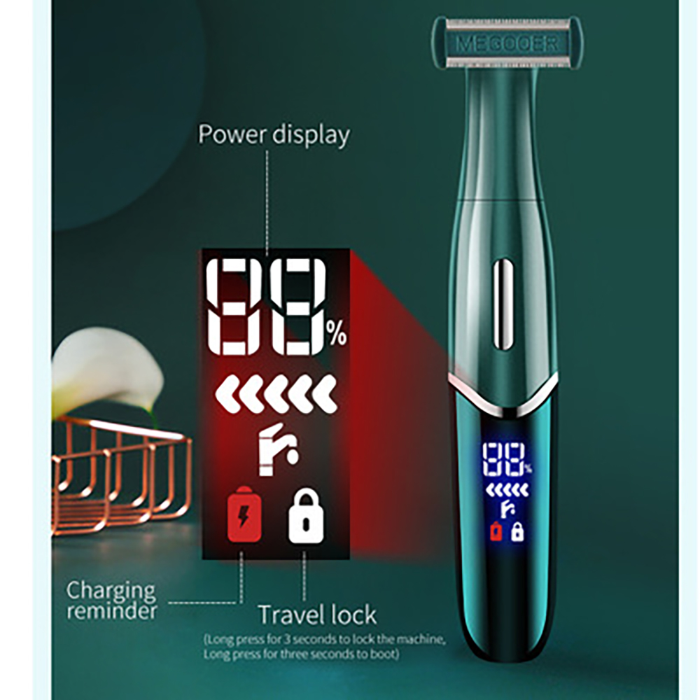 3 In 1 Nose And Ear Trimmer Men Hair Removal Nose Clipper Cut Haircut Lcd Electric Shaver Machine Razor Epilator Brow Trimming