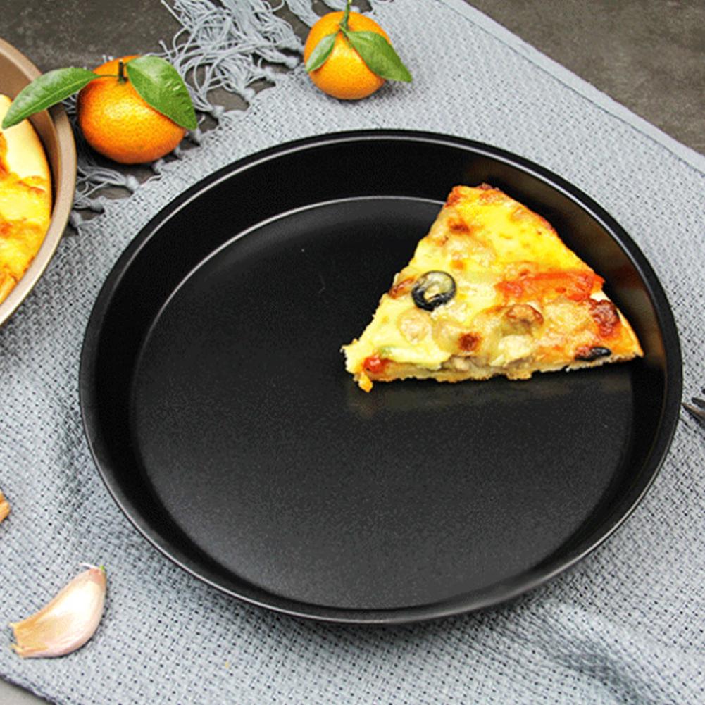 Plaque à Pizza en acier au carbone, pratique, résistant à l'usure, poêle chauffante Portable, matériaux de alimentaire pour Restaurant