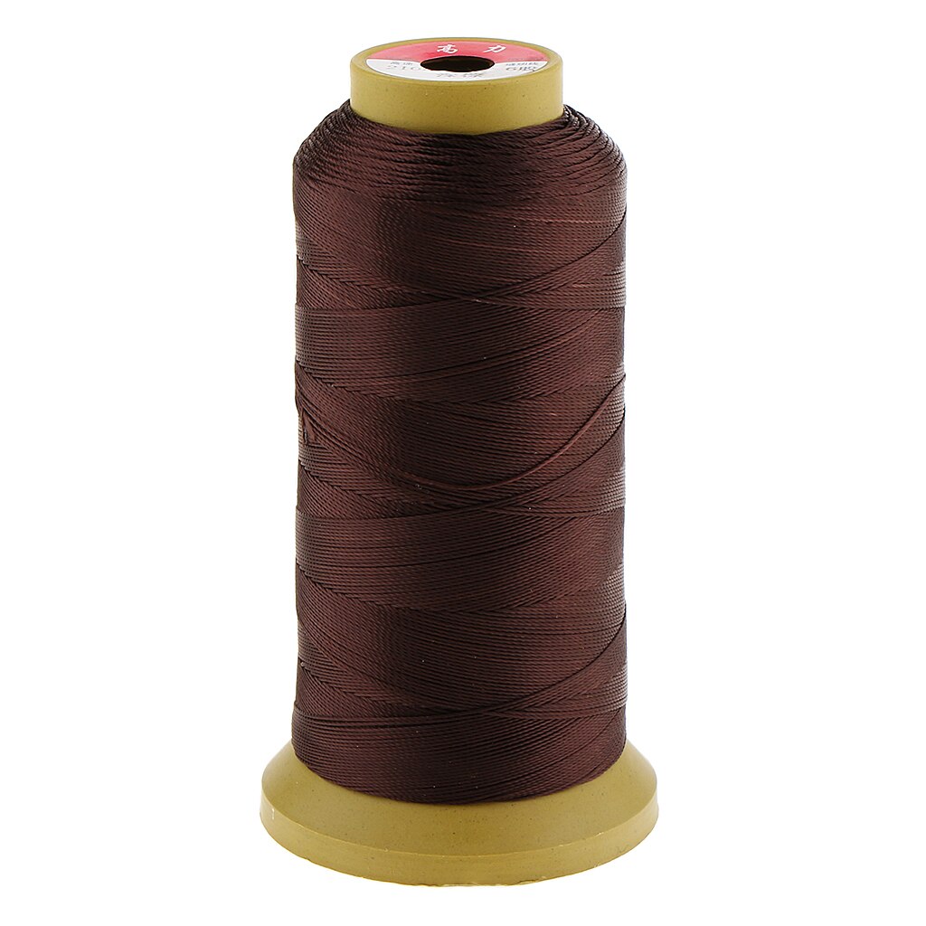 Hilo de coser para decoración de pelucas, tejido de pelo, 210D: Dark Brown