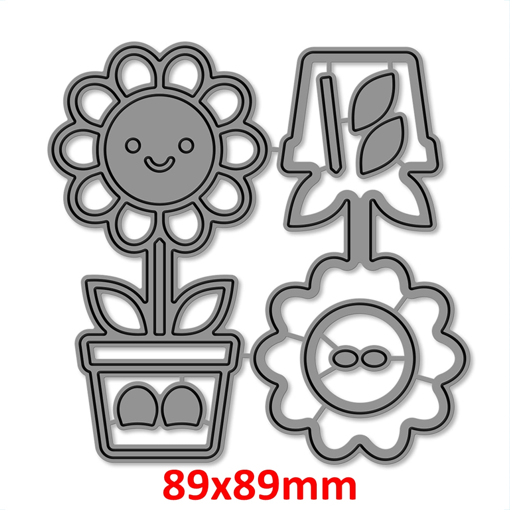 Solsikke gulerødder vandkande grøntsager hus regnbue cirkel metal skæremaller scrapbooking stencil gør-det-selv håndværk kortfremstilling  l01: Lilla