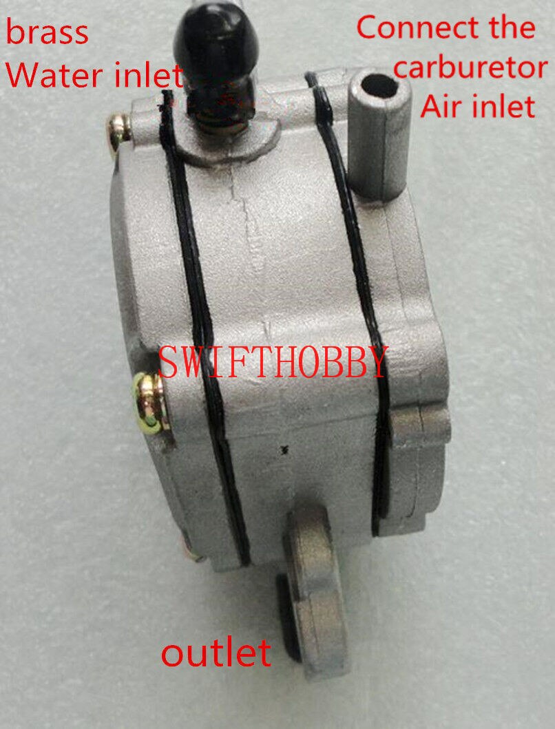 Bateau à gaz RC 26CC en aluminium pompe à eau à pression négative bateau RC