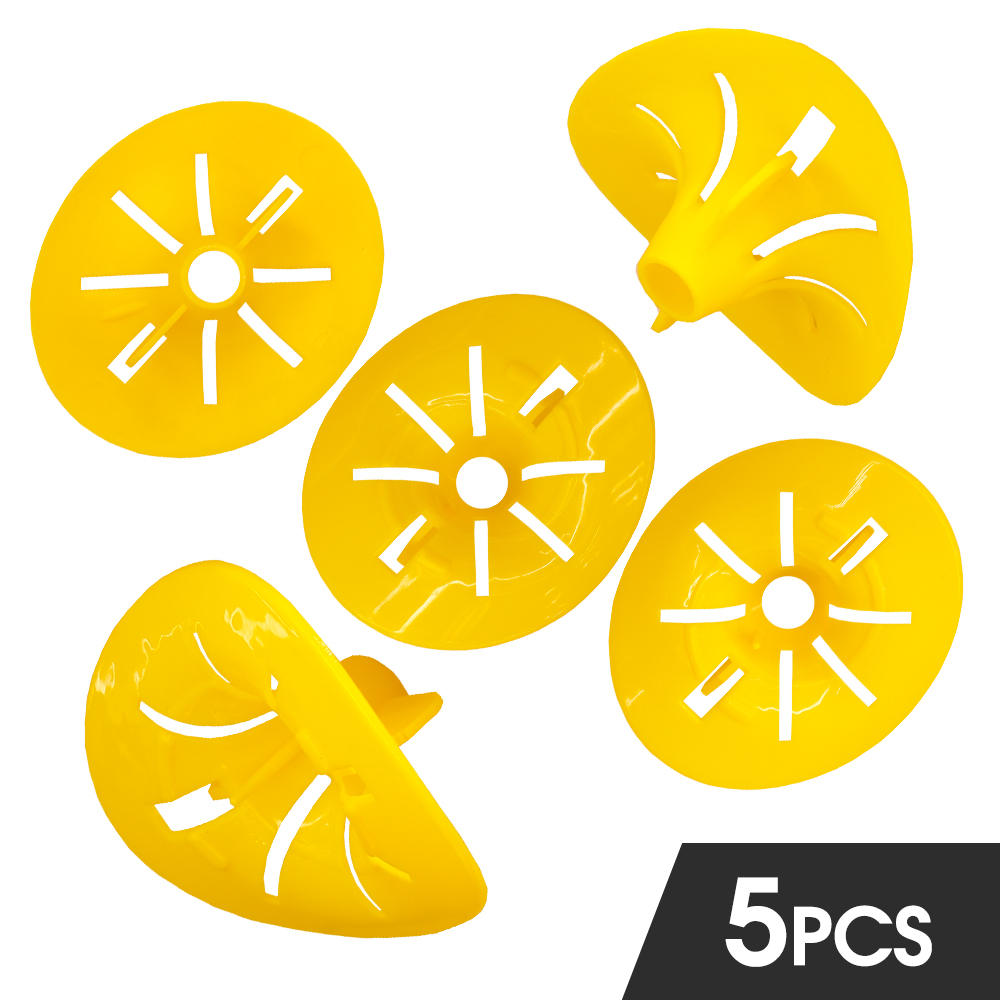 2-10PCS Wasps and Hornet Trap Catcher Fatal Funnel Bee Flying Insects Traps Garden Pest Control Tool Entrance 10MM Flower Shape: light green