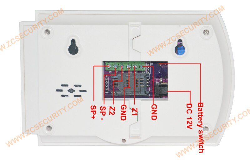 99 wireless & 2 wired zone home security GSM alarm system ISO & android APP support