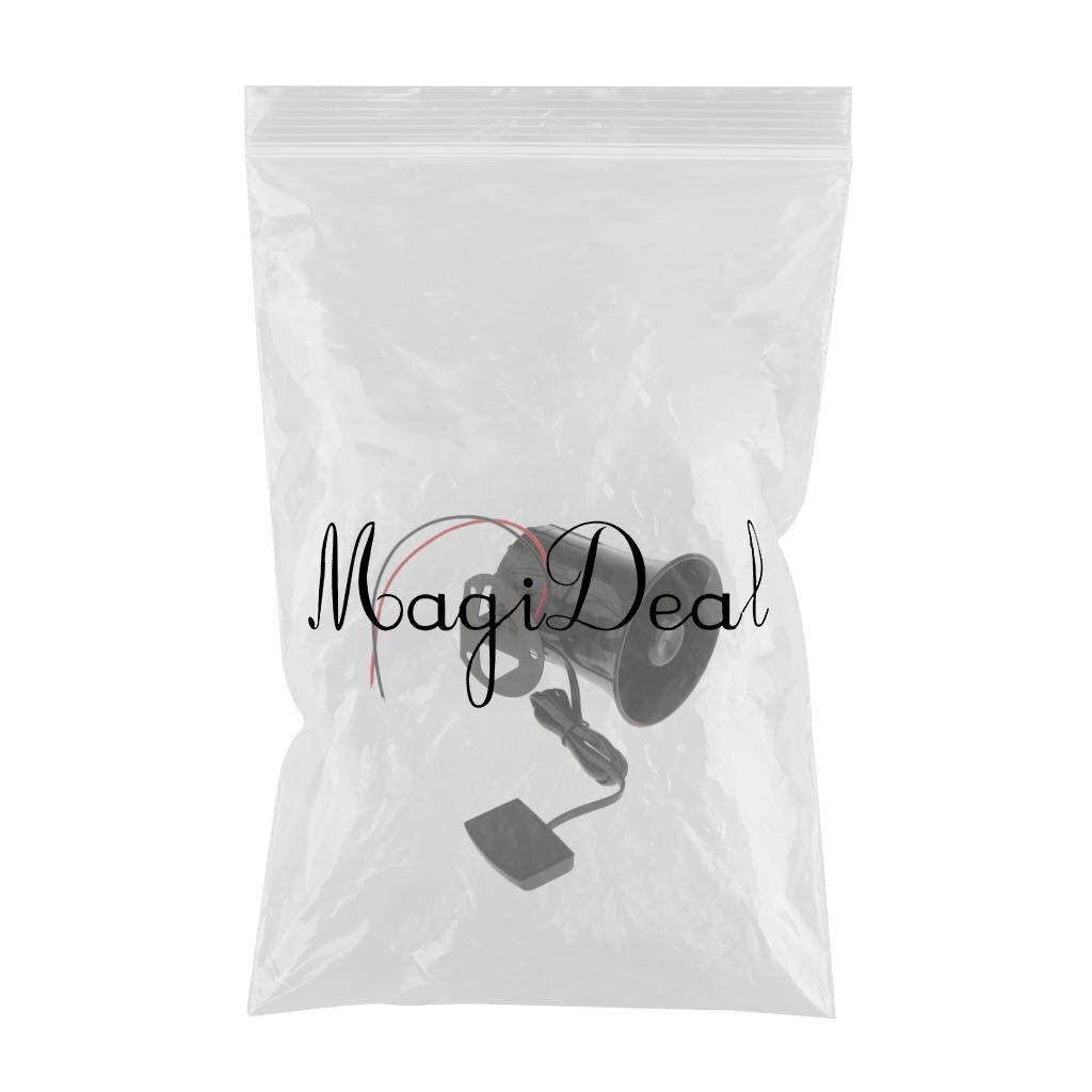 Electric Tone Horn 3 Tone Alarm Sound DC 12V Vehicle Car Boat Horn Siren