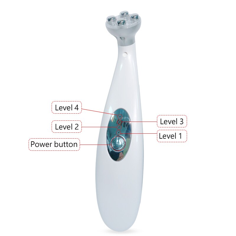 Micro Huidige Schoonheid Instrument Facial Rf Radio Frequentie Huid Verjonging Ems Mesotherapie Elektroporatie Draai Gezicht Lift