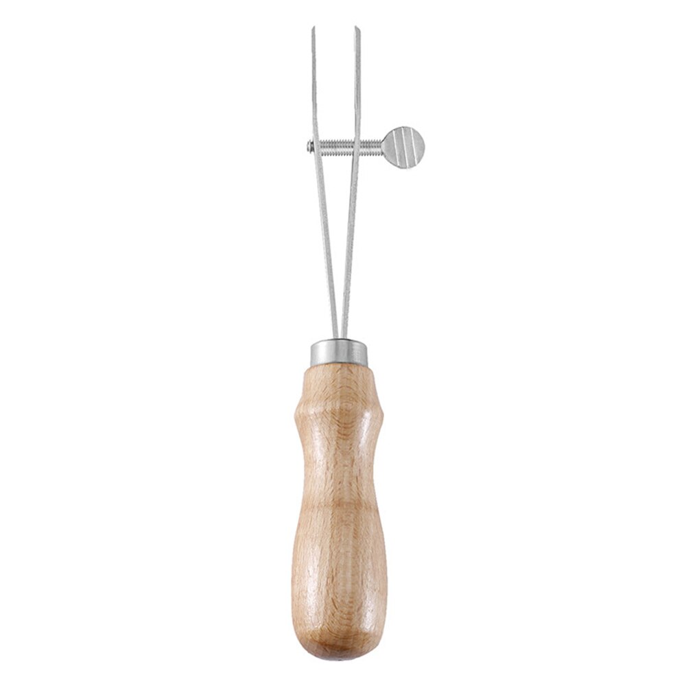 Leather Tools Adjustable Cutter DIY Handmade Leather Crimper Slotting and Grooving Device Edge Holder Leathercraft Cutting