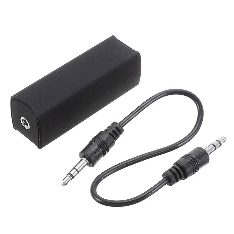 1pc 3.5mm Aux Audio Noise Filter Ground Loop Isolator Eliminate Car Electrical Noise For Car Home Stereo Speaker