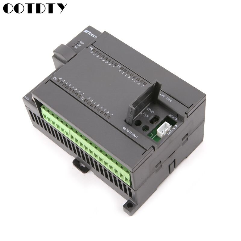 Controlador de módulo de Control Industrial 32MR PLC FX1N DC24V 16 entradas 16 salidas GX desarrollador GX Works2 para Mitsubishi