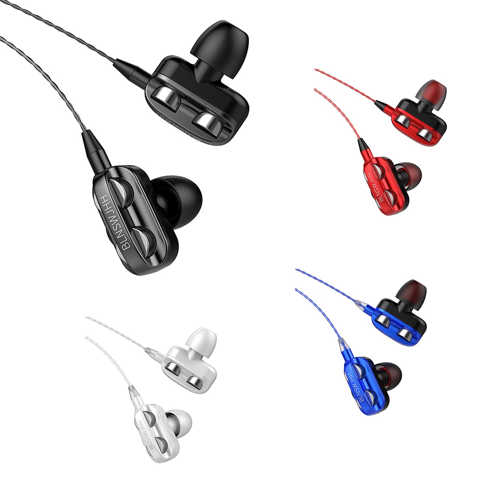 Universele 3.5Mm In-Ear Stereo Oordopjes Oortelefoon Met Microfoon Voor Iphone Xiaomi Huawei Mobiele Telefoon MP3 MP4