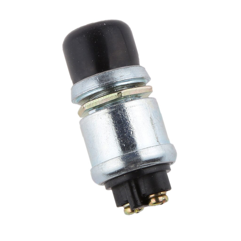 ASW-30 Momentary Ignition Switch Push Button Zinc + plastic Black 60/40 Amps
