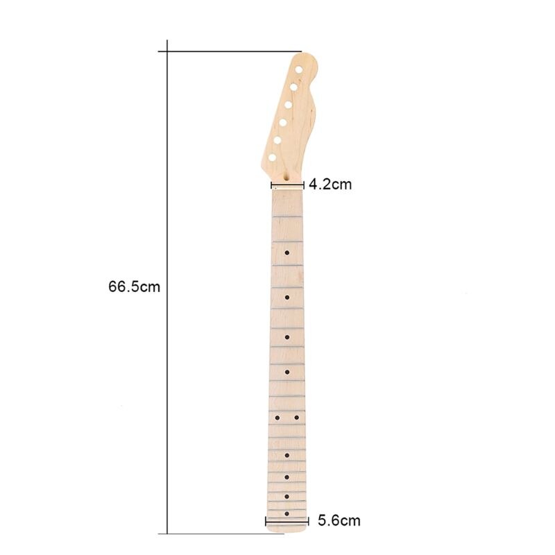 full maple wood electric guitar neck ST model neck