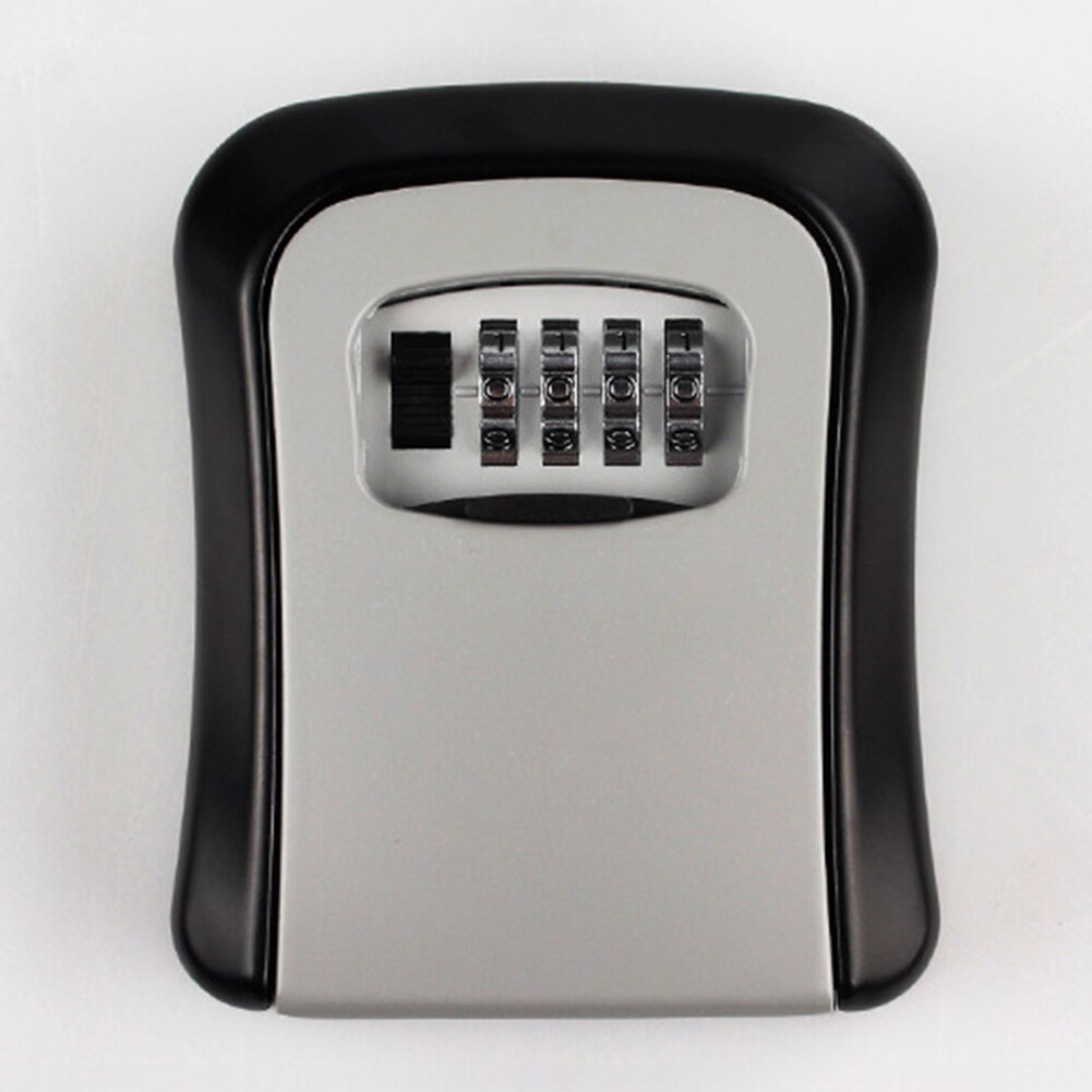 Resettable Key Safe Lock Box Wall Mount Key Safe House Key Opslag Lock Box Met Cijfers Combinatie Outdoor Sleutel Veilig lock Box: A3