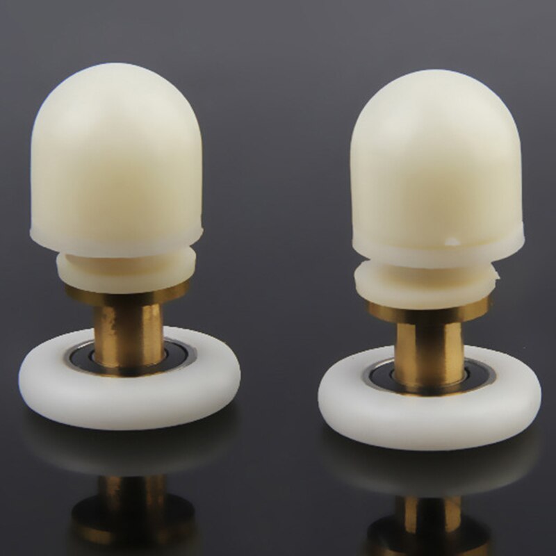 8 stuks 2m deursrollen voor onder en boven de douchedeur, rol/loper/wiel vervangende douchedeur met enkel wiel