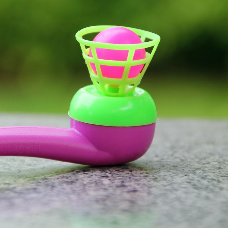 5 Pcs Drijvende Bal Lucht Schorsingen Plastic Party Blow Pijp Bal Waait Bal Voor Kinderen Mode