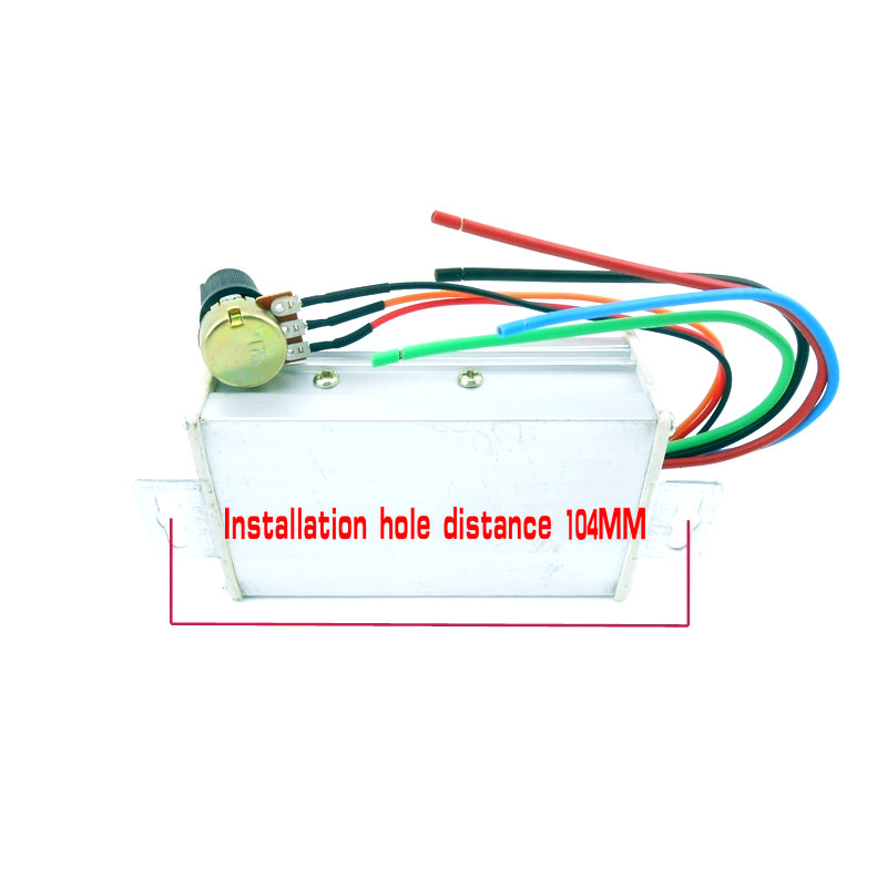 PWM DC motor stepless speed controller 12V 24V 60V MAX 20A Pulse WidthModulator motor Speed regulating switch