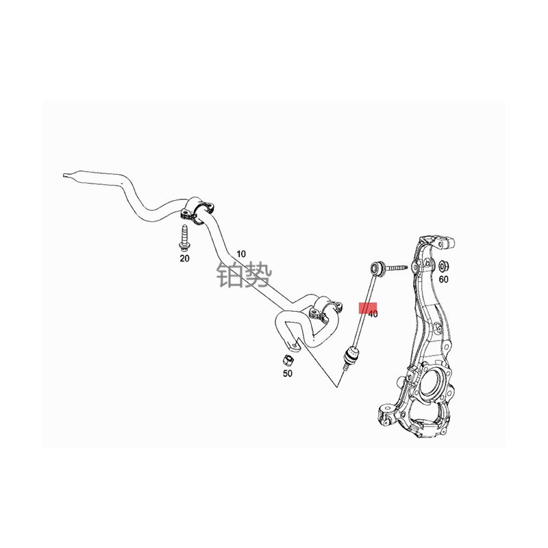 Bil front balansestang kulehode r torsjonsstang koblingsstang -mer ced esb enzs 63 s65 s500 s560 s300 w217 w222 bakre trekkstang