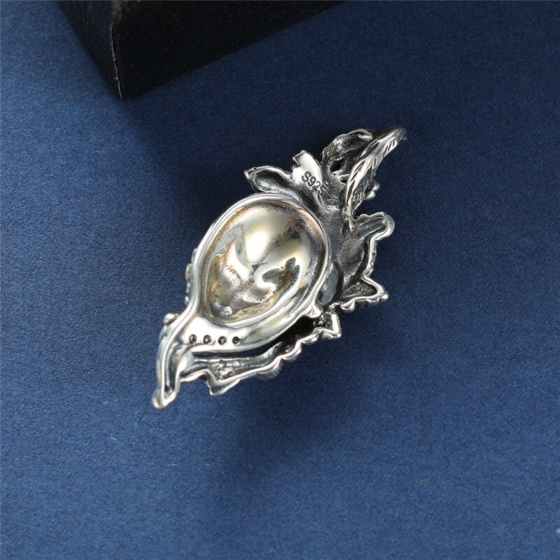 V.YA-colgante de plata de ley 925 para hombre y mujer, cadena con cubierta facial de plata, SIN Cadena, joyería fina